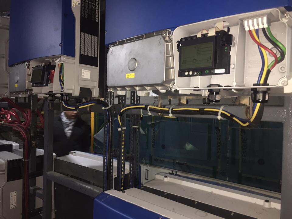 Inverter monitoring and control wiring detail