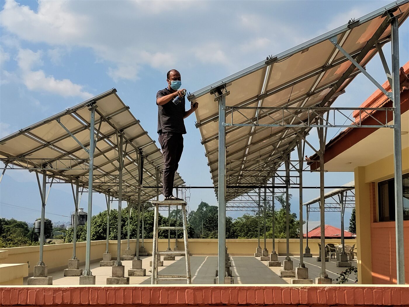 UNICEF Headquarters Kathmandu solar installation