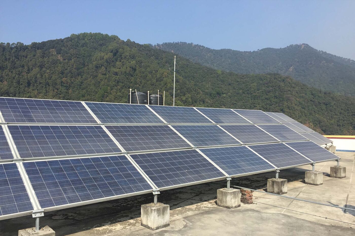 Monastery Off-Grid Solar installation