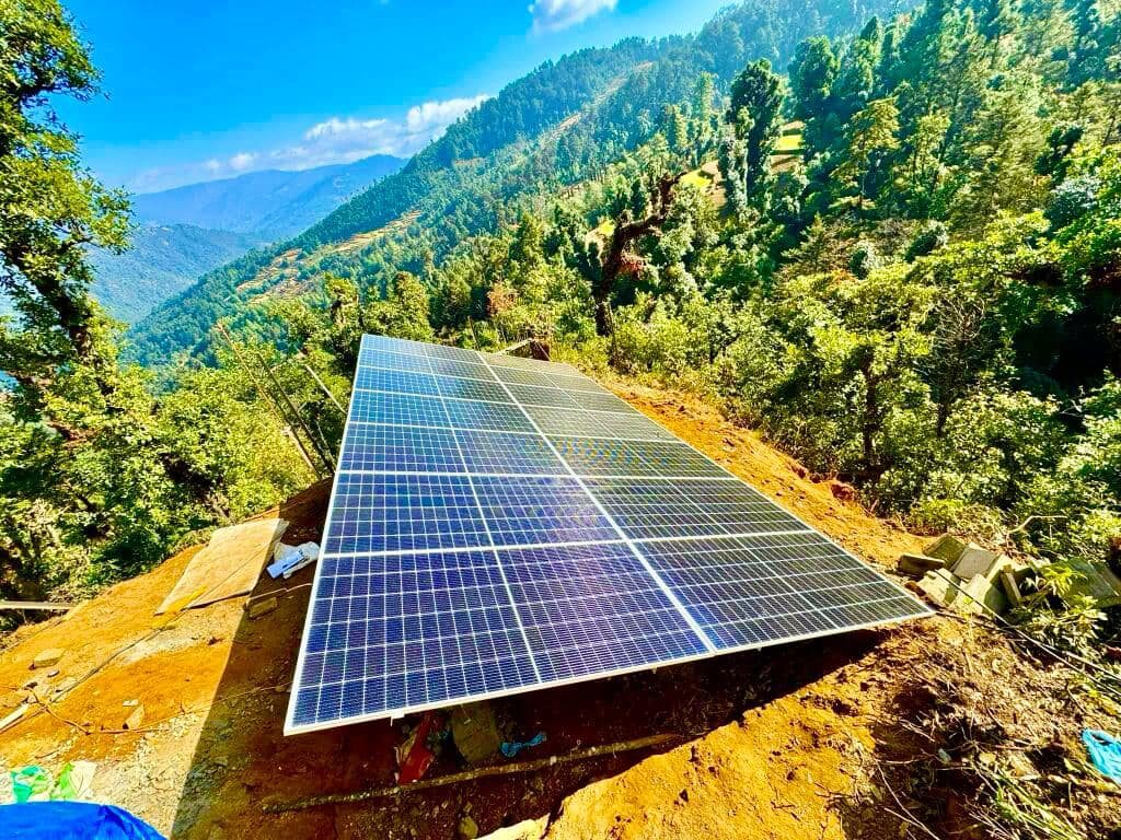 Vitty Water Project solar pumping installation