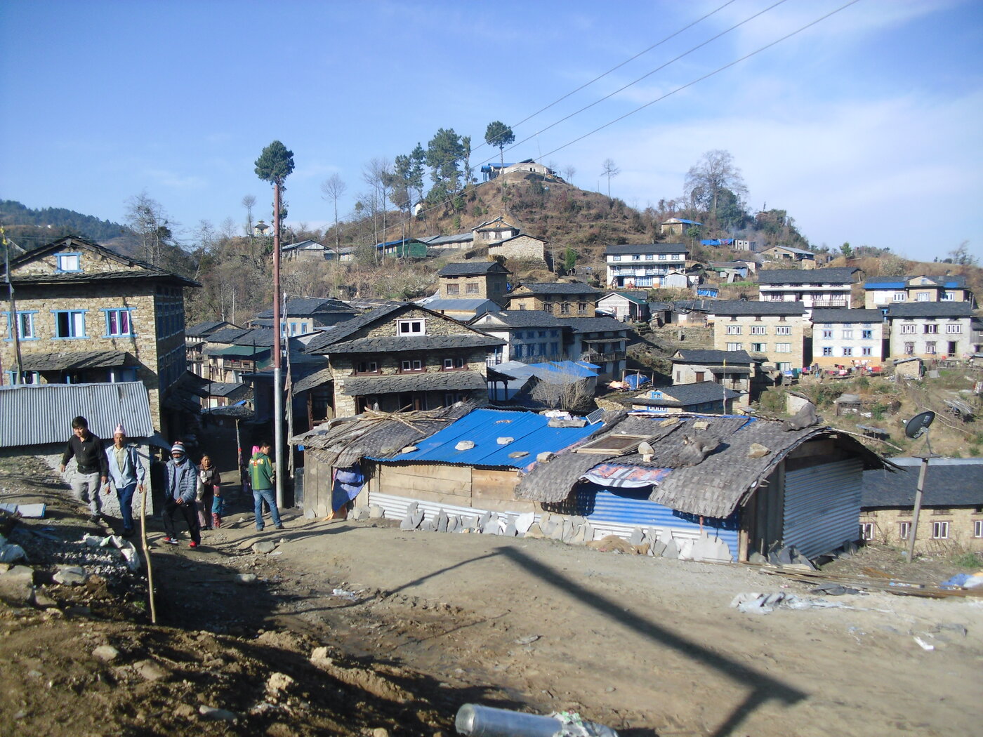 The remote village of Vittey in Okhaldhunga district